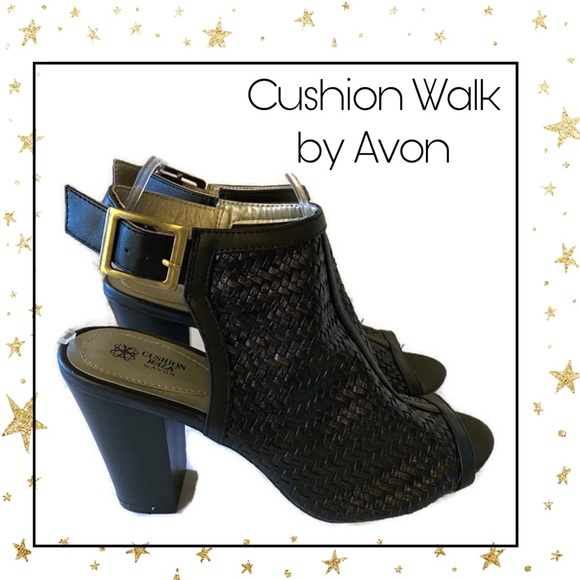 cushion walk peep toe shoes